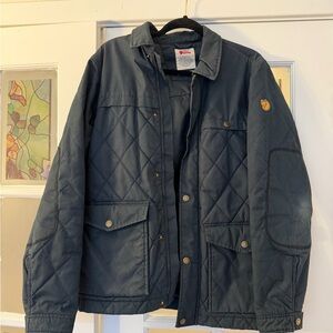 Fjallraven Men's Quilted Jacket - Navy